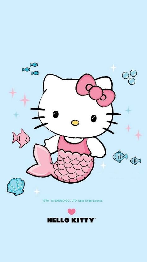 Mermaid hello kitty.. Hello Kitty Mermaid, Kitty Mermaid, 헬로키티 배경화면, Hello Kitty Imagenes, Hello Kitty Gifts, Walpaper Hello Kitty, Charmmy Kitty, Hello Kitty Images, Hello Kitty Aesthetic