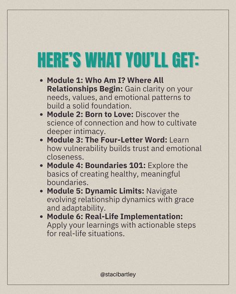 🚨 DAY 2 DEAL: Relationship Rescue Blueprint – Just $99 (Reg. $149) If your relationship feels stuck, disconnected, or weighed down by unresolved conflicts, this is your chance to turn things around with the exact frameworks I teach my private clients in their first sessions. Here’s why this Blueprint is a game-changer: ✅ Practical, step-by-step modules to help you stop conflict, rebuild trust, and reconnect emotionally. ✅ Real-life strategies for understanding your partner (and yourself) ... Relationship Expectations, Rebuilding Trust, Four Letter Words, Relationship Dynamics, Build Trust, Relationship Problems, Feeling Stuck, Best Relationship, Relationship Tips