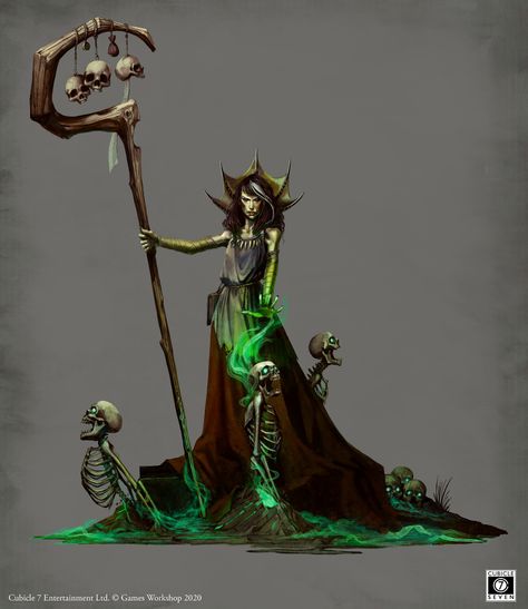 Dnd Idea, Evil Characters, Scary Characters, Warframe Art, Vampire Counts, Creepy Costumes, Evil Witch, Forgotten Realms, Age Of Sigmar