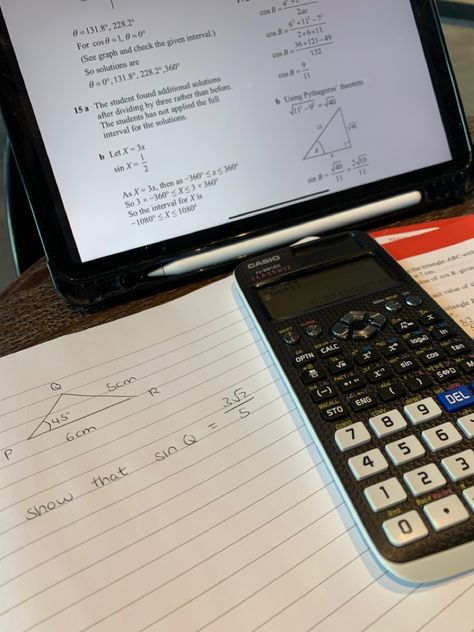 Studying maths with iPad and calculator Studying Maths Aesthetic, Math Motivation Aesthetic, Studying Calculus Aesthetic, Math Study Motivation Aesthetic, School Mindset, School Motivation Aesthetic Rory Gilmore, School Sucks, Math Genius, Study Organization