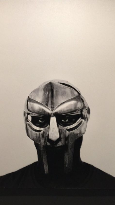 Mf Doom Black And White, Mf Doom Art, Mf Doom Wallpaper, Doctor Doom Art, Mf Doom Mask, Music Cover Photos, Best Wallpaper Hd, New Retro Wave, Rap Wallpaper