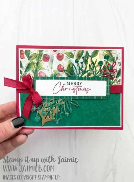 Stampin Up Christmas Classics, Making Christmas Cards, Christmas Classics, Poinsettia Cards, Card Making Designs, Stampin Up Christmas Cards, Color Challenge, Stampin Up Christmas, Holiday Paper