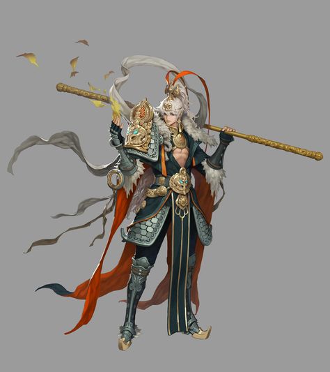 ArtStation - Personal, goom goom Martial Artist Character Design, Artist Character Design, Apocalypse Costume, Artist Character, Sun Wukong, Xenoblade Chronicles, Anime Wallpaper Phone, Character Collection, Samurai Art