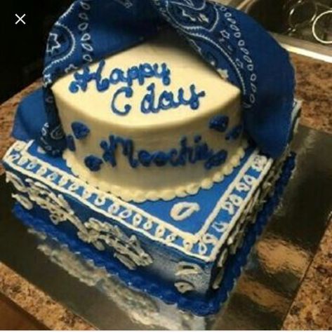 Blue Bandana Cake, Bandana Cake, Blue Bandana, Cake Pictures, Cake, Blue, Quick Saves