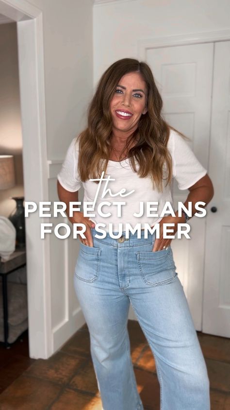 The Colette Cropped Wide-Leg Pants … curated on LTK Jean Outfit, Cropped Wide Leg Pants, Linen Style, Perfect Jeans, High Rise Shorts, Trouser Jeans, Jean Outfits, Sam Edelman, Leg Pants