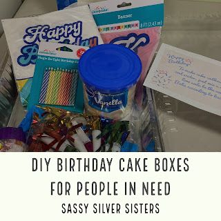 Birthday Cake In A Box Care Packages, Birthday Cake Box For Food Pantry, Birthday Cake Kits For Food Pantry, Birthday Cake Boxes For People In Need, Birthday Kits For Food Pantry, Diy Birthday Box, Cake Mix And Soda, Blessing Bag, Birthday Boxes