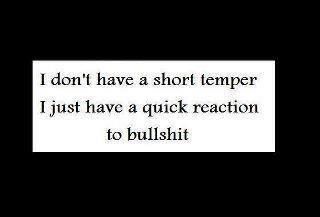 haha this is so true Short Temper, Short Tempered, Laughter The Best Medicine, Understand Me, Inspirational Words Of Wisdom, You Make Me Laugh, Quotes Short, Unusual Words, Seriously Funny