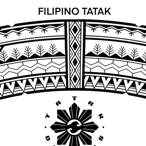 Filipino Tribe Tattoo Design, Filipino Symbols, Filipino Patterns, Traditional Filipino Tattoo, Polynesian Patterns, Filipino Tattoos, Month Of April, Property Rights, Someone Elses