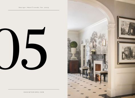 Design (Non)Trends for 2023 — Oho Interiors | Based in Minnesota & Colorado with Projects Nationwide Oho Interiors, Neoclassical Interior, Current Design Trends, Zellige Tile, Floral Tablecloth, Unlacquered Brass, Vintage Plates, Design Concepts, Pattern Mixing