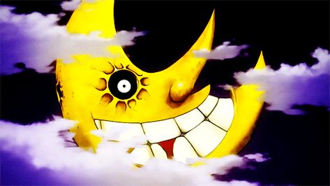 Moon of Soul Eater Gif Banners, Soul Eater, Animated Gif, Banners, Gif, Moon, Yellow, Music