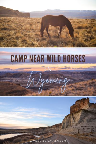 Wyoming Camping: camp near wild horses near Rock Springs and Green River! Wyoming Camping, Rock Springs Wyoming, Laramie Wyoming, Cody Wyoming, Wyoming Travel, Horse Camp, Rock Springs, Adventure Club, Green River