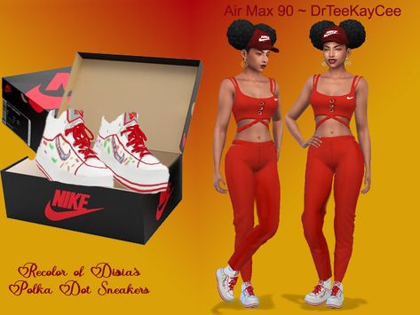 drteekaycee's Air Max 90 ~ Recolor of Dissia Dot Sneakers Sims 4 Cc Women Shoes, Sims 4 Cc Women, Shoes Air Jordans, Cc Shoes, Sims 4 Cc Shoes, Sims Ideas, Twisted Updo, Sims 4 Teen, Female Shoes