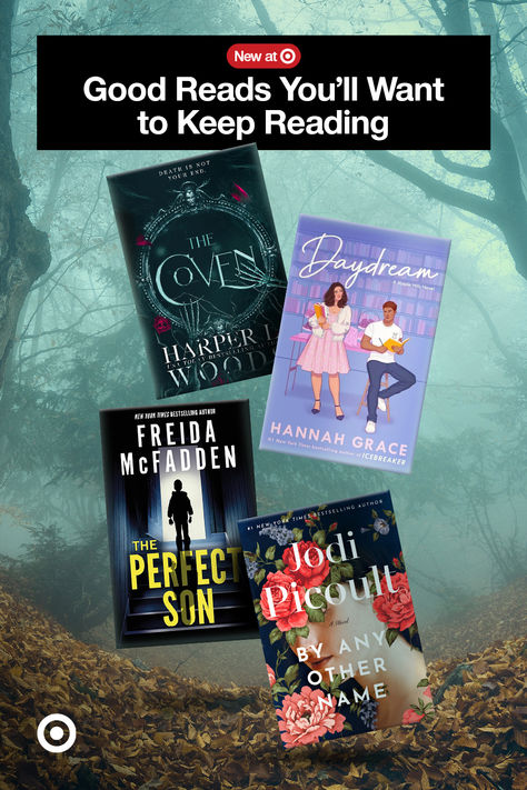 Get your hands on good reads you’ll want to keep reading. Explore titles like Daydream by Hannah Grace, The Coven by Harper L Woods, The Perfect Son by Freida McFadden & By Any Other Name by Jodi Picoult. New at Target. Harper L Woods, Freida Mcfadden, Hannah Grace, Good Reads, Jodi Picoult, Book Recommendation, Book Titles, Book Board, Recommended Books