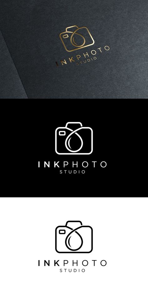 Photography Studio Logo Design, Photo Studio Logo, Logo Fotografia, Photographers Logo Design, Camera Logos Design, Ink Logo, Jewelry Logo Design, Salon Logo Design, Typographic Logo Design