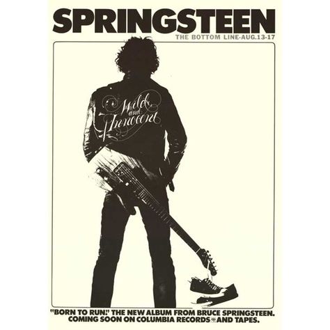 Springsteen: The Bottom Line 11x17 Movie Poster - Walmart.com Roxy Theater, Bruce Springsteen The Boss, Adidas Art, Do Re Mi, E Street Band, Born To Run, Columbia Records, I'm With The Band, Glory Days