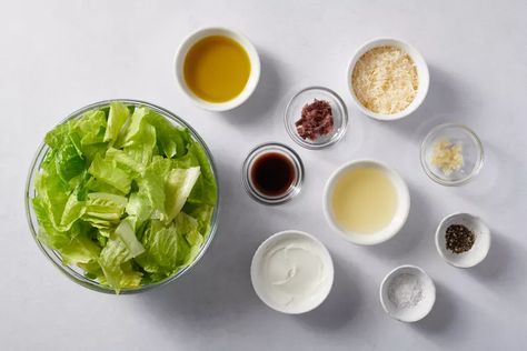 Greek Yogurt Caesar Dressing Recipe Ceaser Dressing Recipe, Yogurt Caesar Dressing, Body Type Diet, Caesar Dressing Recipe, Flaked Salmon, Classic Salad, Caesar Salad Dressing, Caesar Salad Recipe, Yogurt Dressing