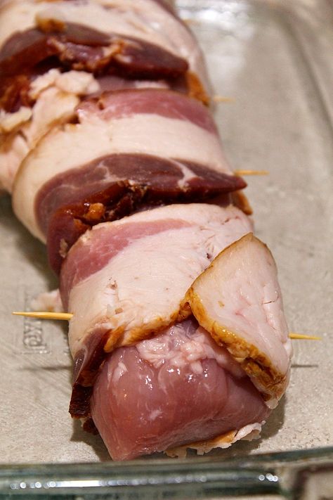 Bacon Wrapped Pork Tenderloin Recipe - Cook Eat Go Pork Tenderloin Recipes In Oven Bacon Wrapped, Bacon Wrapped Pork Medallion Recipes, Bacon Brown Sugar Pork Tenderloin, Bacon Wrapped Pork Tenderloin Filets, Bacon Wrapped Pork Tenderloin Recipes, Bacon Wrapped Pork Tenderloin Bon Appetit, Bacon Wrapped Pork Tenderloin, Tater Tot Breakfast Casserole, Bacon Wrapped Pork