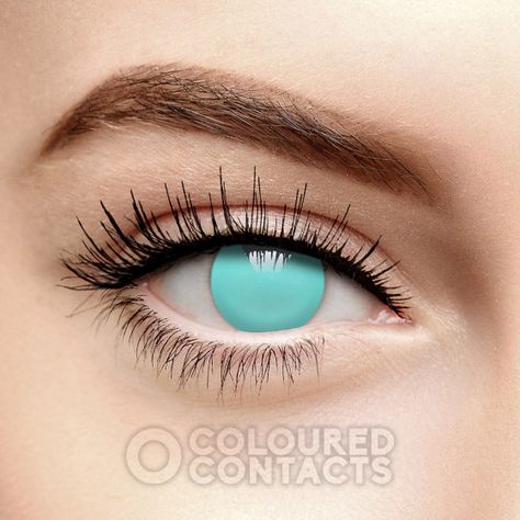 Blue Blind Coloured Contact Lenses (Daily) Color Contacts For Halloween, Cosplay Design, Black Blinds, Prescription Contact Lenses, Makeup Zombie, Natural Contact Lenses, Grey Blinds, Prescription Colored Contacts, White Blinds