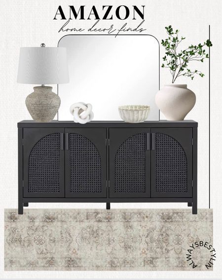 Sweater Dress Wedding, Amazon Mirror, How To Decorate A Sideboard, Cocktail Dress Winter, Dining Room Console, Sideboard Decor, Console Table Decorating, Buffet Sideboard, Stunning Interior Design