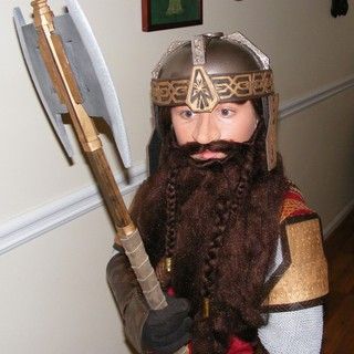 Gimli the Dwarf - Lord of the Rings Halloween Costume on instructables.com Lord Of The Rings Halloween, Silver Spray Paint, Costume Tutorial, Prop Making, Shoulder Armor, Gene Simmons, Cosplay Tutorial, Halloween This Year, Unique Diy Gifts