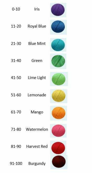 Color chart for temperature afghan | wunderground.com is the place for historical weather records. | From FB post: you can do anything you want with it and you can go back to the first of this year if you want....this is the site i use...plug in your city and state and month and year and you get a weather history...i intend on making blankets for each of my kids covering the 9 months i carried them. Year Temperature Blanket, Weather Afghan Crochet, Temperature Blanket Color Chart, Weather Crochet Blanket, Temperature Blanket Crochet Color Chart, Crochet Weather Blankets, Weather Blanket Crochet, Tempature Blanket Crochet, Temperature Blanket Colors