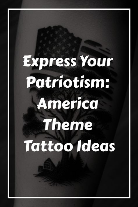 Express Your Patriotism: America Theme Tattoo Ideas America Sleeve Tattoo, Pledge Of Allegiance Tattoo, America Tattoos Women, American Themed Sleeve Tattoo, American Themed Tattoo, American Tattoo Patriotic Women, America Quotes, America Theme, Patriotic Tattoos