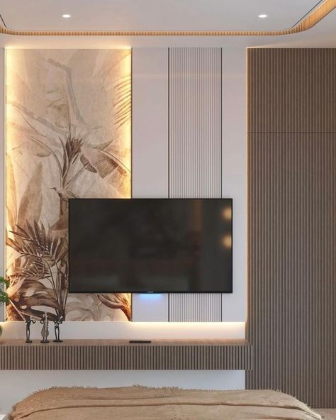 Tv Wall Panel, Lcd Panel Design, Ruang Tv, Tv Backdrop, Modern Tv Unit Designs, Tv Unit Design Modern, Modern Tv Wall Units, Living Room Wall Units, Tv Unit Interior Design