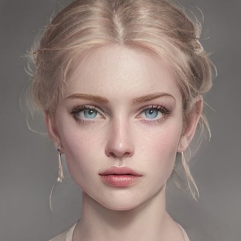 Artbreeder Girl Blonde Hair, Artbreeder Girl, Laena Velaryon, Girl Blonde Hair, Dawn Sky, Art Breeder, Face Characters, Queen Hair, Human Face