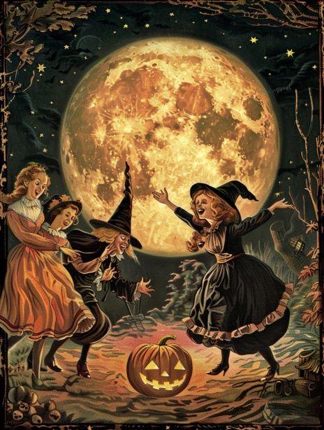 Free image of "Vintage Halloween Witch Art Print" by Linnaea Mallette Free Halloween Pictures, Halloween Vintage Art, Halloween Witch Art, Vintage Happy Halloween, Vintage Witch Art, Vintage Halloween Witch, Vintage Halloween Images, Witch Halloween Costume, Classic Halloween