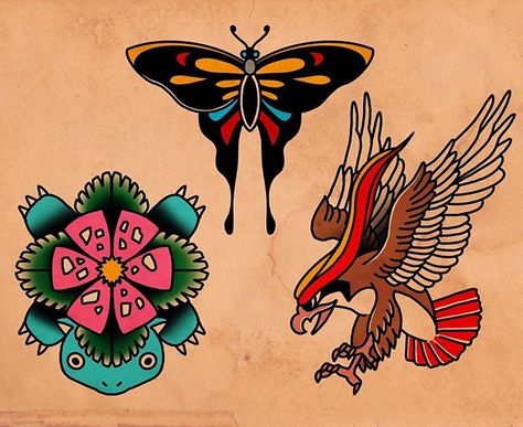 Nerd Traditional Tattoo, Traditional Tattoos Anime, Nerdy American Traditional Tattoo, American Traditional Pokemon Tattoo, Pokemon Traditional Tattoo, Traditional Pokemon Tattoo, Pokemon Venusaur, Traditional Tattoo Stencils, Trad Tattoos