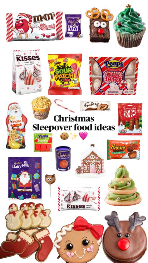 Preppy Christmas Sleepover Ideas, What To Do At A Christmas Sleepover, Sleepover Ideas Christmas, Xmas Sleepover Ideas, Christmas Sleepover Ideas For Teens, Christmas Sleepovers, Christmas Slumber Party, Holiday Sleepover, Xmas Sleepover