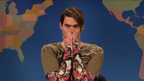 Pin for Later: Memorable SNL Characters That Make For Hilarious Halloween Costumes Stefon Characters To Be For Halloween, Snl Halloween, Snl Characters, Lauren Lee Smith, Matt Foley, Movie Theatre Seats, Last Tango In Paris, Bill Hader, Charlotte Gainsbourg