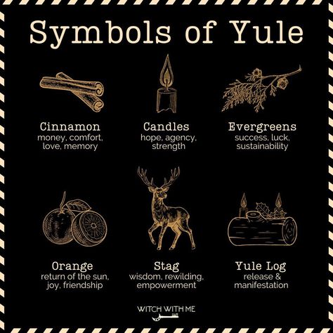 Witch With Me on Instagram: “🦌🌲How will you incorporate symbols of Yule into your witchcraft this Winter Solstice season?🌲🦌 This week our FREE ‘Principles of…” Viking Winter Solstice, 12 Nights Of Yule Winter Solstice, Yule Symbols Winter Solstice, Yule Rituals Witchcraft, Winter Solstice Witchcraft, Winter Solstice Symbols, Yule Activities Pagan, Yule Winter Solstice Aesthetic, Yule Altar Winter Solstice