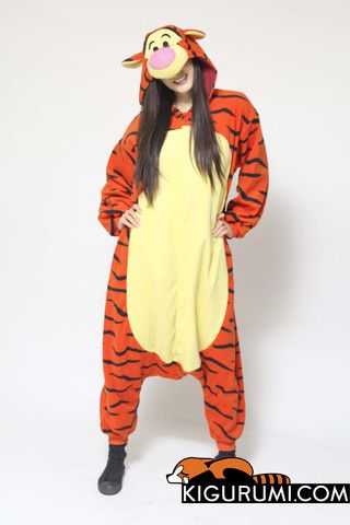 Tigger Kigurumi Onesie | Kigurumi.com Tigger Onesie, Halloween Costume Onesie, Winnie The Pooh Costume, Adult Onesie Pajamas, Onesie Costumes, Character Costume, Halloween Onesie, Adult Pajamas, Onesie Pajamas