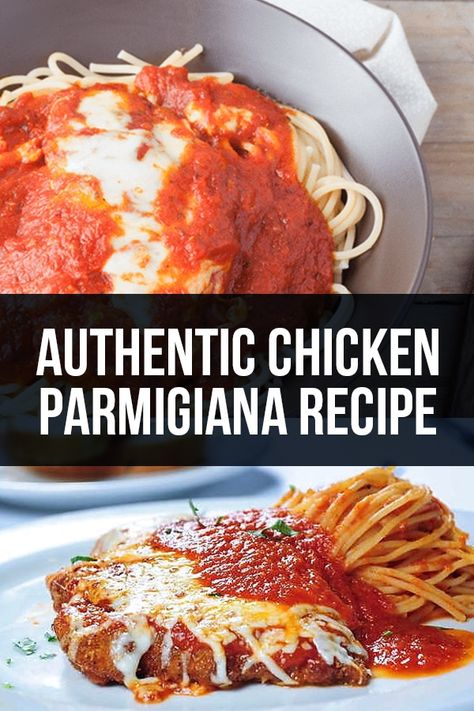 Authentic Chicken Parmigiana recipe via @nonnabox Chicken Parmigiana Recipe, Parmigiana Recipe, Italian Chicken Recipes, Italian Dinner Recipes, Chicken Parmigiana, Top Chicken Recipes, Italian Dinner, Italian Recipes Authentic, Ground Beef Recipes