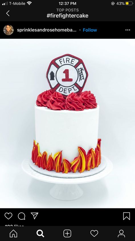 Fire Academy Graduation Cake, Fire Department Cake, Firefighter Retirement Cake, Firetruck Birthday Cake, Firefighter Birthday Cakes, Fire Fighter Cake, Fireman Cake, Fire Cake, Firetruck Birthday Party