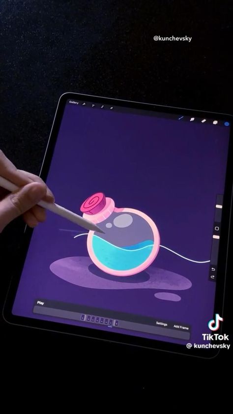 Procreate digital art Ipad Drawing App, Beautiful Digital Art, Procreate Ipad Tutorials, Learn Animation, الفن الرقمي, Ipad Tutorials, Free Procreate, Graphic Design Tutorials Learning, Procreate Brushes Free