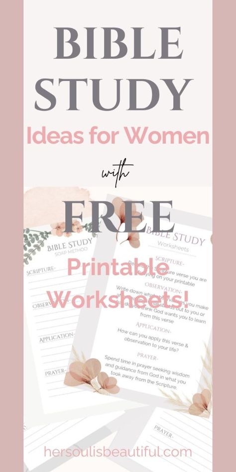 Bible Study Lessons with FREE Printables Bible Study Worksheets For Women, Free Printable Bible Study Worksheets, Printable Bible Study Worksheets, Bible Study Ideas, Bible Study For Women, Bible Study Lessons, Free Printable Worksheets, Printable Worksheets, Bible Study