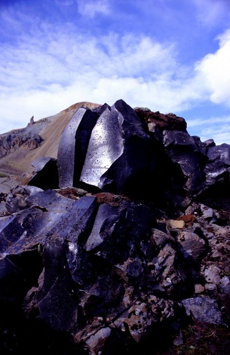 Icelandic Geo Rocks - Jet Black Obsidian Landscape, Obsidian Rock, Glowing Sea, Raw Obsidian, Igneous Rocks, Geology Rocks, Rock Of Ages, Mineral Stone, Minerals And Gemstones