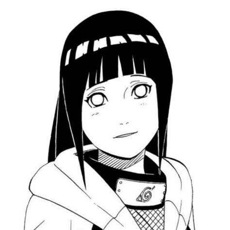 mangaterial Hinata Manga, Hinata Hyuga, An Anime, Anime Character, Naruto, Anime, White, Black