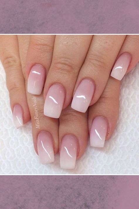 Ideas for Ombre Nails That Will Glam Your Look ★ See more: http://glaminati.com/ombre-nails-designs/ Baby Boomers Nails, Navy Nails, Unghie Sfumate, Nail Techniques, Wedding Nail, Her Nails, Ombre Nail Designs, Nail Art Ombre, Makijaż Smokey Eye