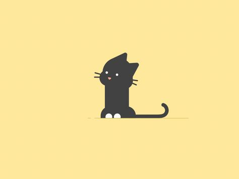 Cat 800x600 Drawing Gif, Cat Animation, Cartoon Kitten, Vector Animation, Illustration Cat, Gif Animated, Cute Cat Drawing, Cat Cartoon, Kitten Gif