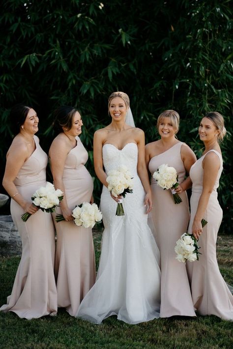 Wedding bouquets Ivory Bridesmaids Bouquet, Bride And Bridesmaid Bouquets White, Bridesmaid Rose Bouquet, White Roses Bridesmaid Bouquet, Bridesmaid Bouquet White Roses, Bridal Bouquet Long Stem, Long Stem White Rose Bouquet, White Rose Bridesmaid Bouquet, Bridesmaid Flower Bouquets