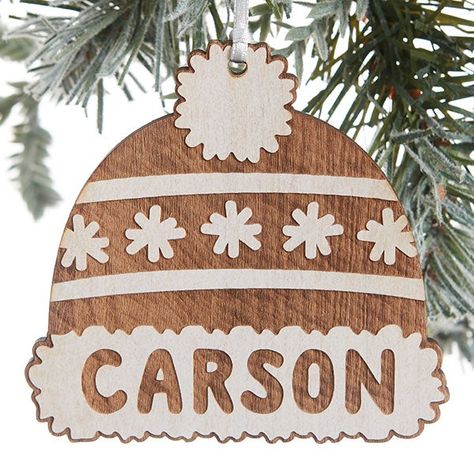 Personalization Mall, Engraved Ornaments, Laser Engraved Gifts, Christmas Tradition, Family Christmas Ornaments, 3d Laser, Handmade Christmas Ornaments, Engraved Wood, Christmas Wood