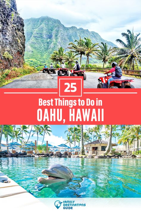 Want to see the most incredible things to do in Oahu, HI? We’re FamilyDestinationsGuide, and we’re here to help: From unique activities to the coolest spots to check out, discover the BEST things to do in Oahu, Hawaii - so you get memories that last a lifetime! #oahu #oahuthingstodo #oahuactivities #oahuplacestogo Oahu Things To Do, Oahu Activities, Hawaii Vacation Oahu, Hawaii Family Vacation, Hawaii Vacation Tips, Hawaii Trip Planning, Things To Do In Oahu, Hawaii Activities, Hawaiian Travel