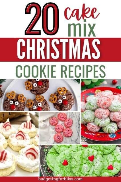 Pillsbury Christmas Cookies, 20 Cake, Simple Holiday Cookie Recipes, Easy Holiday Cookies, Christmas Cookie Recipes Holiday, Cake Box Cookies, Christmas Cookie Cake, Recipes Using Cake Mix, Snowball Cookie Recipe