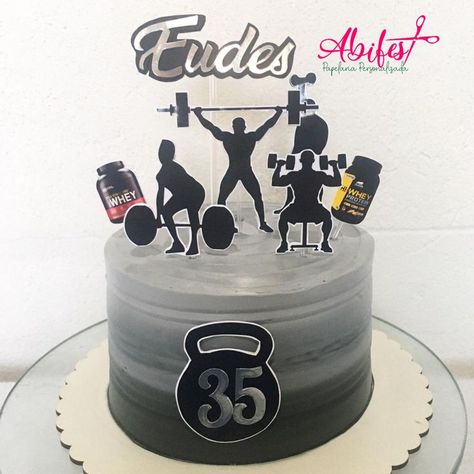 Fitness Cake, Cake Decorating For Kids, Birthday Cake For Boyfriend, Cake For Boyfriend, Cake For Husband, Bolo Fit, Bff Gifts Diy, Clash Royale, Cake Designs Birthday