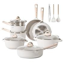 Beige Granite, Dorm Kitchen, Kitchen Cookware Sets, Induction Cookware, Nonstick Cookware Sets, Fry Pan Set, Utensils Set, Pots And Pans Sets, Cooking Utensils Set