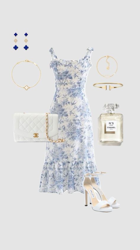 Blue Aesthetic Preppy, Preppy Skincare, Aesthetic Preppy, Elegant Outfit Classy, Outfit White, Everyday Fashion Outfits, Looks Chic, Dressy Outfits, Really Cute Outfits