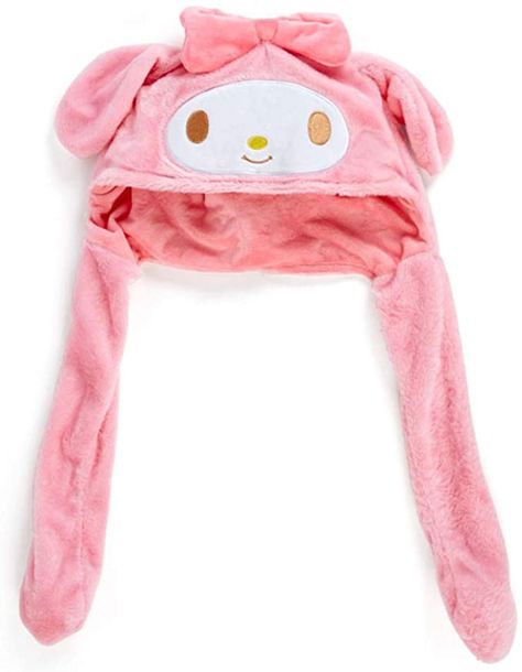 My Melody Hat, Moving Ears Hat, Kawaii Hat, Funky Hats, Alt Clothes, Sanrio Japan, Sanrio My Melody, Bunny Hat, Animal Hats